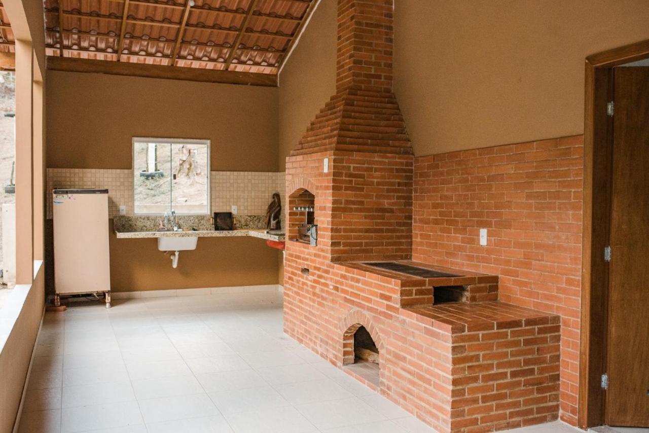 Casa De Campo Banheira, Lareira E Cachoeira Pedra Azul  Extérieur photo